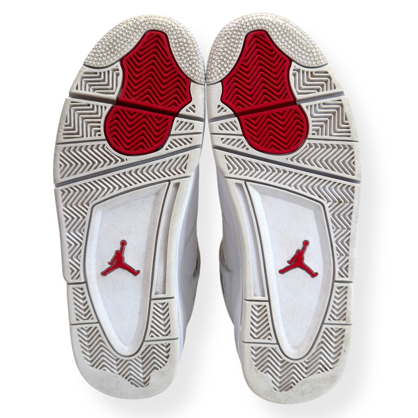 JORDAN 4 RETRO SNEAKER METALLIC RED / WHITE UK9.5