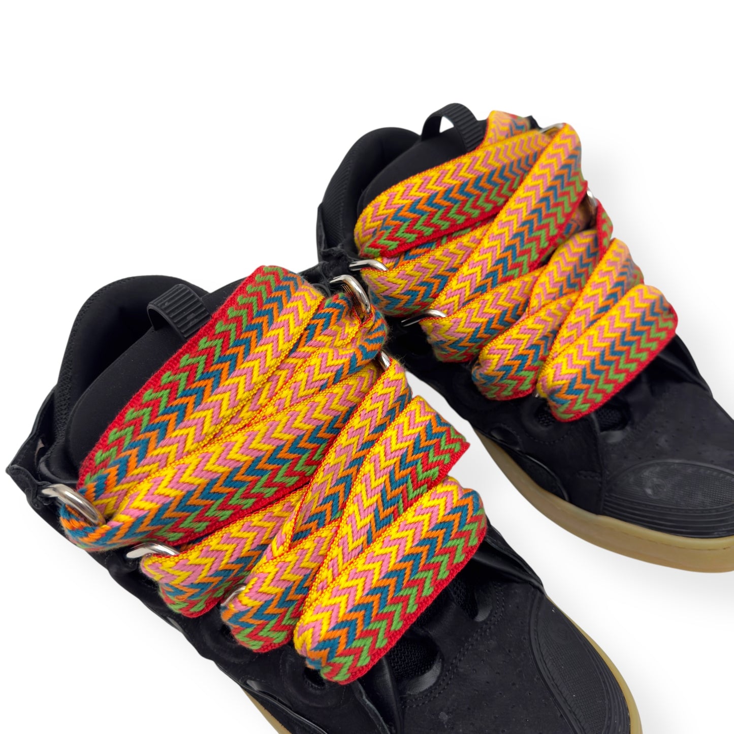 LANVIN CURB SNEAKER BLACK / MULTICOLOURED 43 / UK9