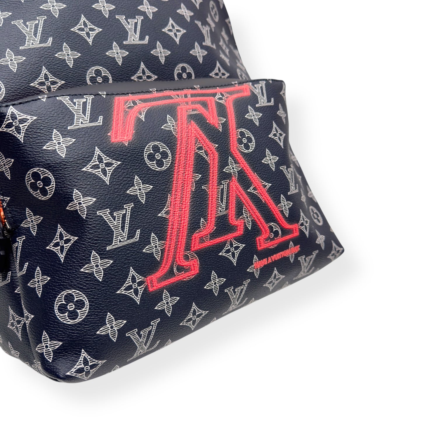 LOUIS VUITTON MONOGRAM UPSIDE DOWN APOLLO BACKPACK BLUE / RED PM