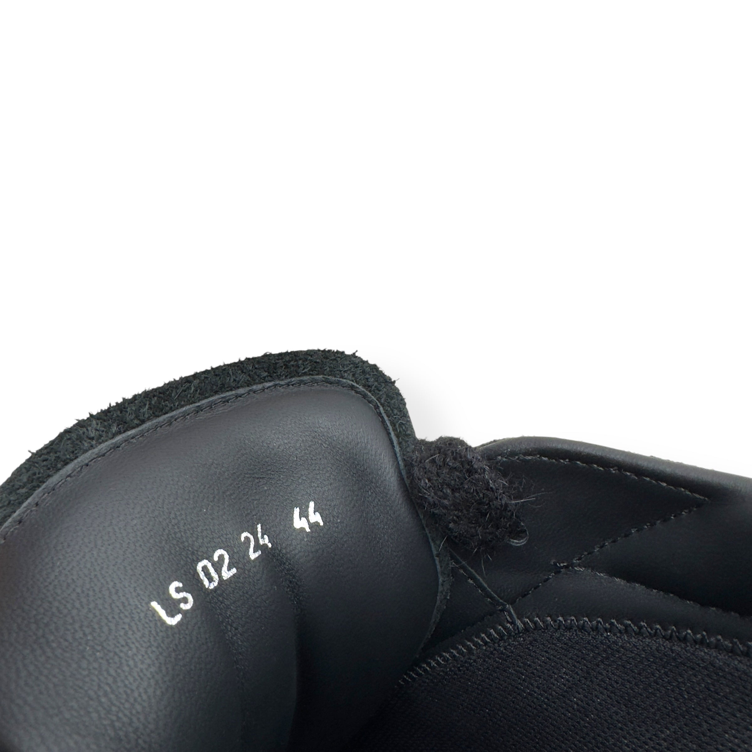 DIOR B33 LEATHER LOW TOP SNEAKER BLACK 44 / UK10
