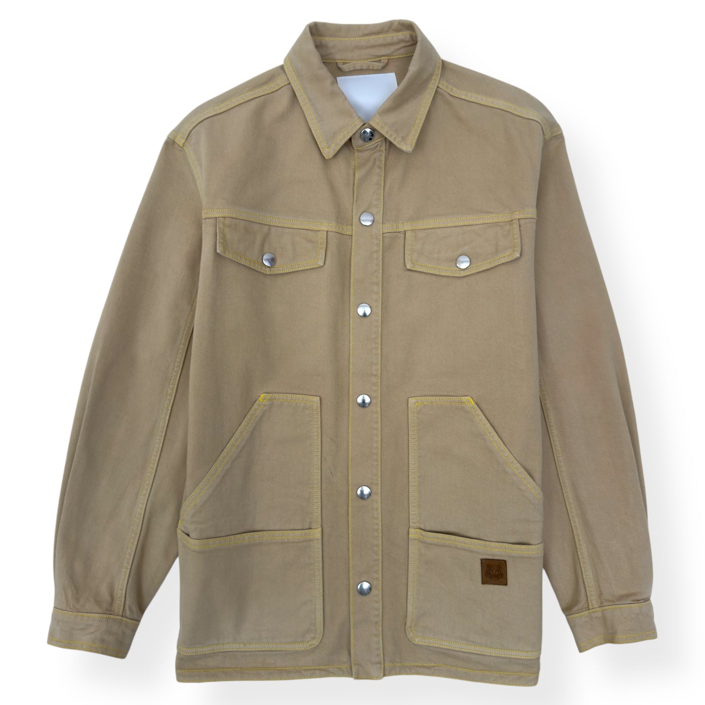 KENZO PARIS OVERSIZED DENIM OVER SHIRT SAND M