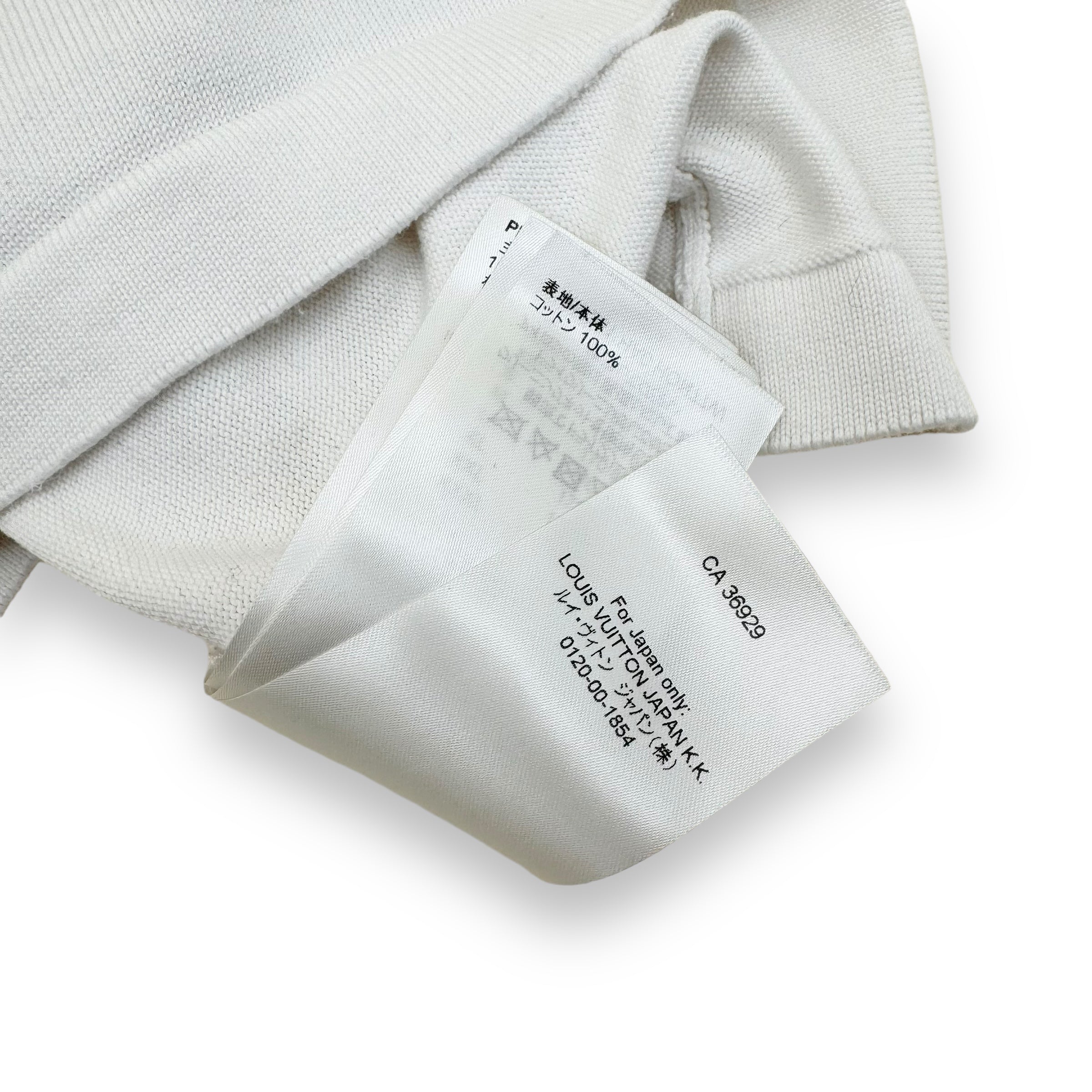 LOUIS VUITTON 2023 GRAPHIC CREW NECK T-SHIRT WHITE L