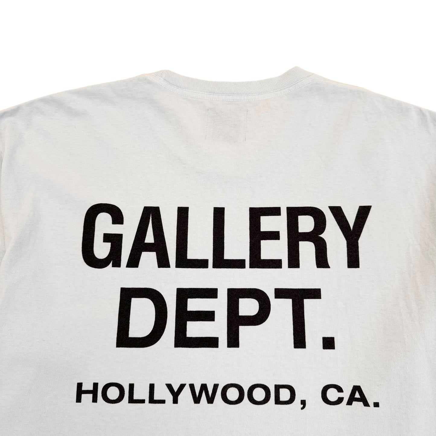 GALLERY DEPT. LOGO-PRINT T-SHIRT BABY BLUE XL