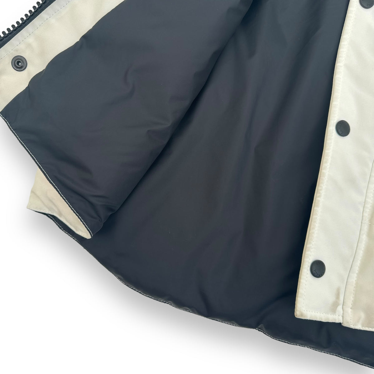 CANADA GOOSE CARSON VEST PUFFER JACKET WHITE / BLACK M