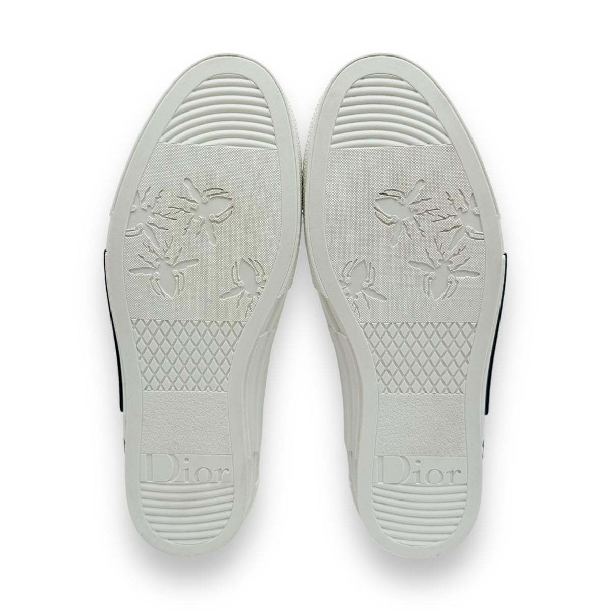 DIOR B23 OBLIQUE HIGH TOP SNEAKER WHITE UK10