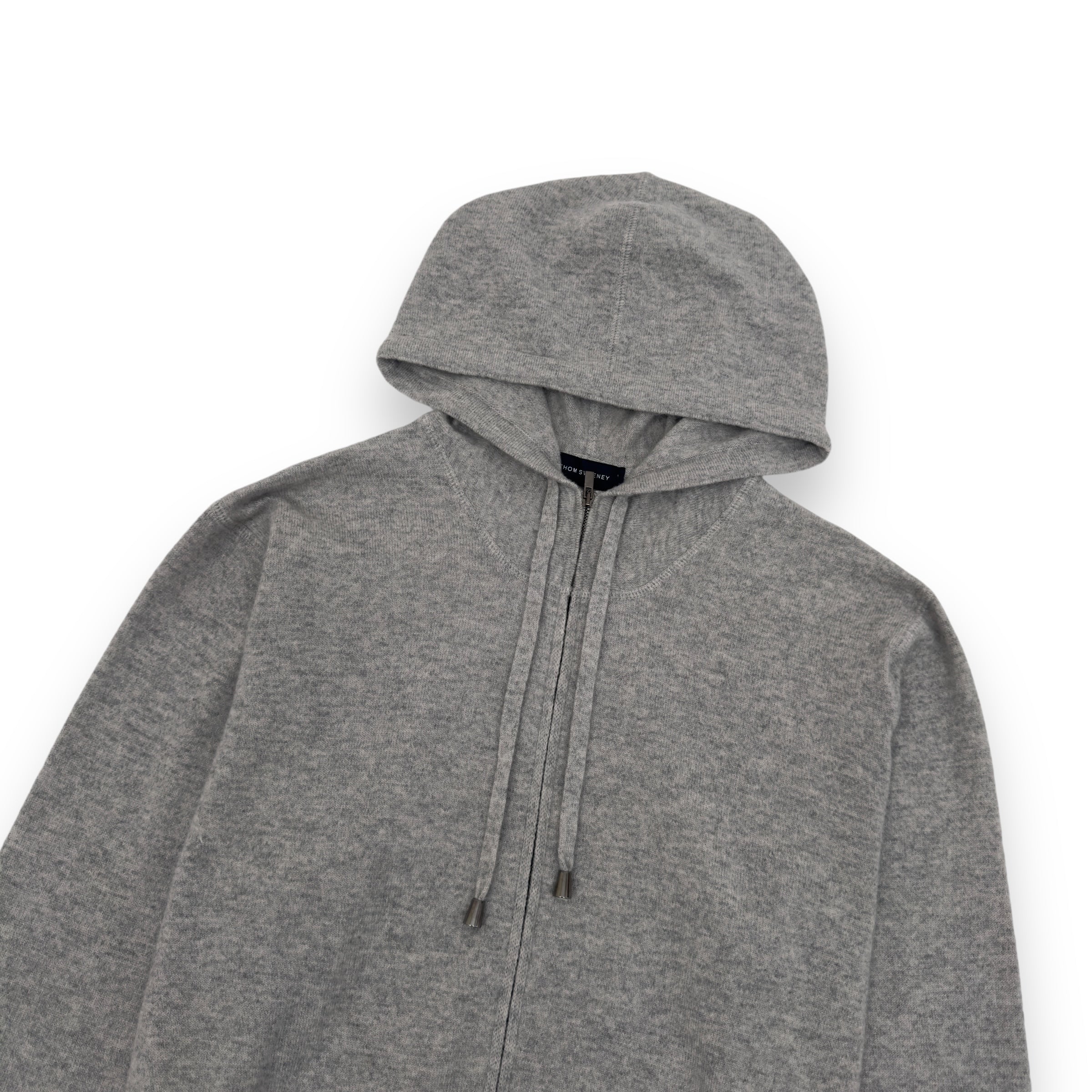 THOM SWEENEY ZIP-UP CASHMERE HOODIE 52 / L