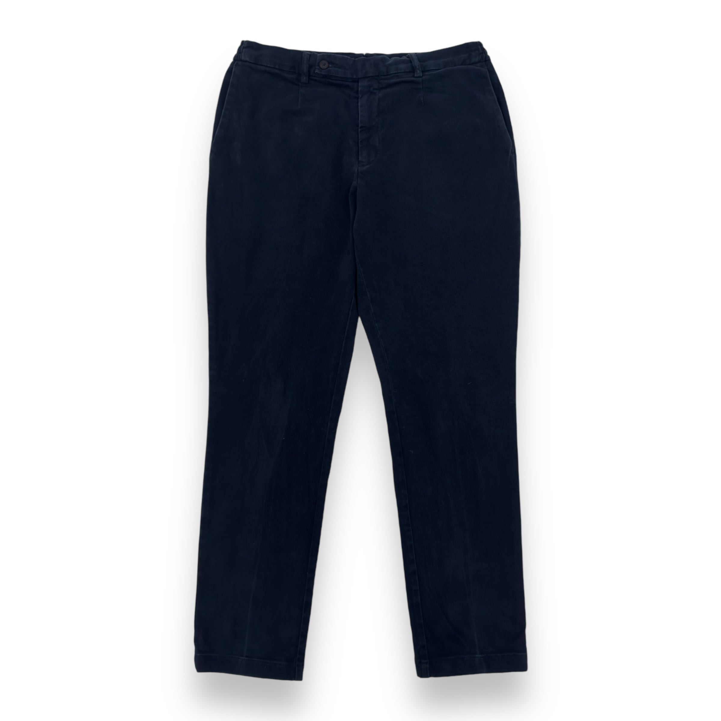 THOM SWEENEY COTTON TROUSERS BLUE 32”