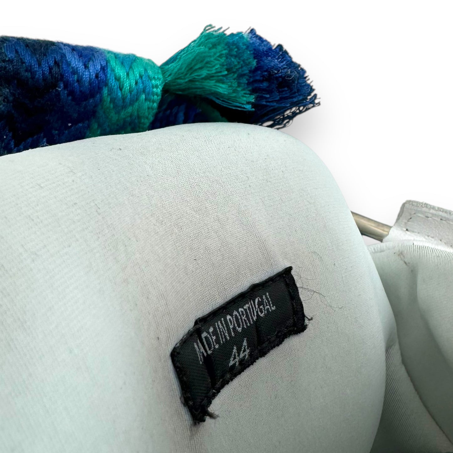 LANVIN CURB SNEAKER WHITE / BLUE UK10