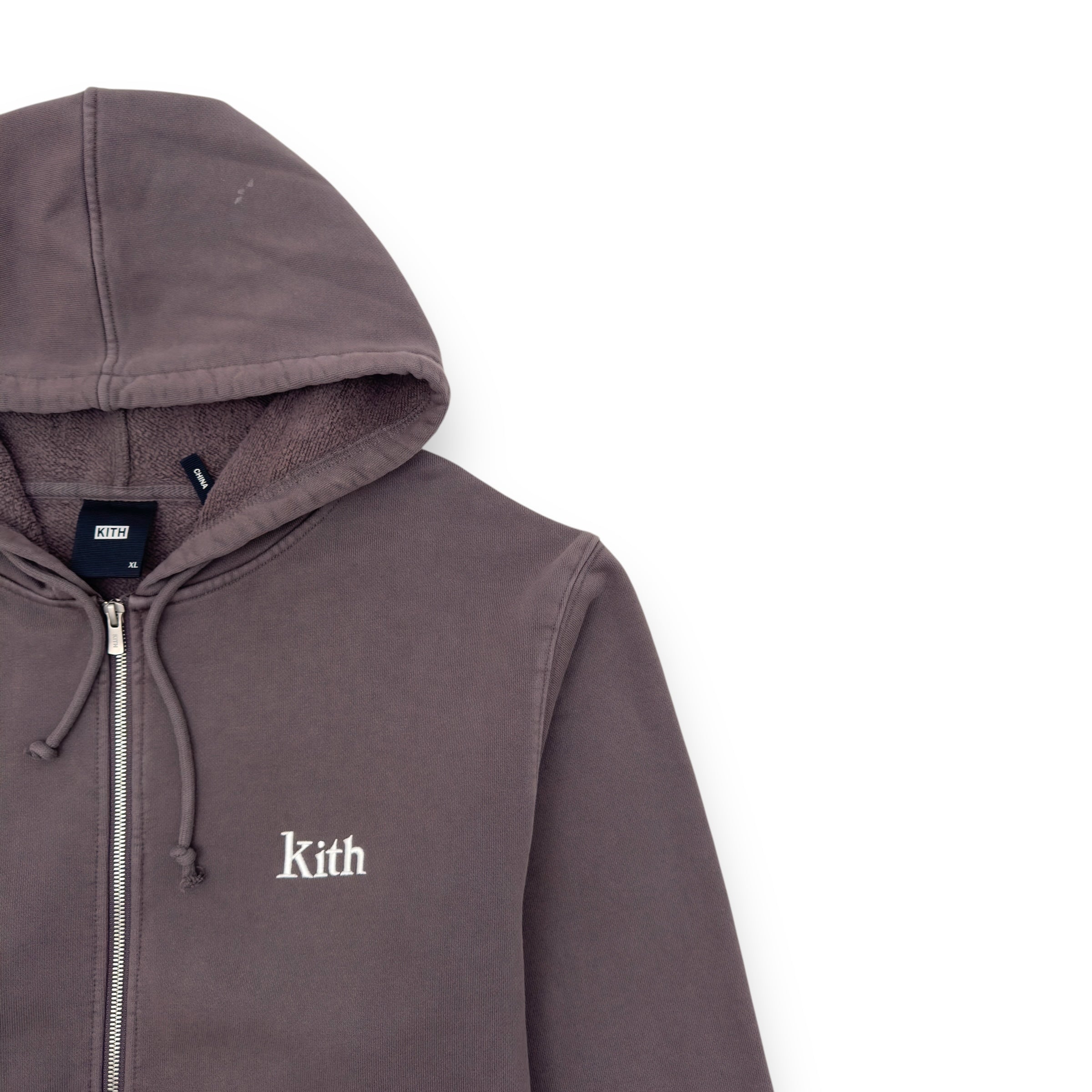 KITH ZIP-UP WILLIAMS III HOODIE MONSOON XL