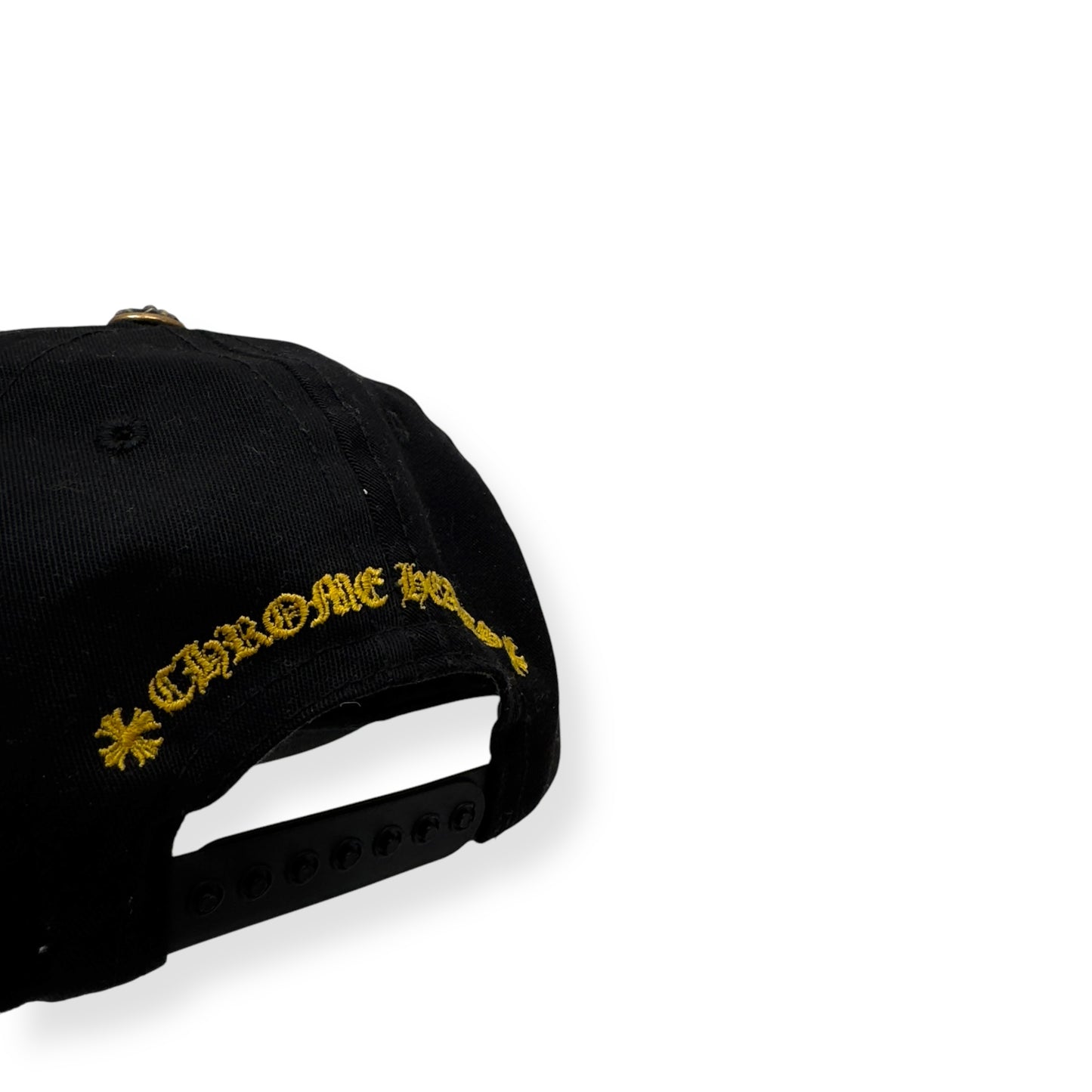 CHROME HEARTS CH BASEBALL CAP BLACK / YELLOW O/S