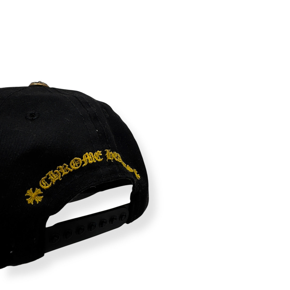 CHROME HEARTS CH BASEBALL CAP BLACK / YELLOW O/S