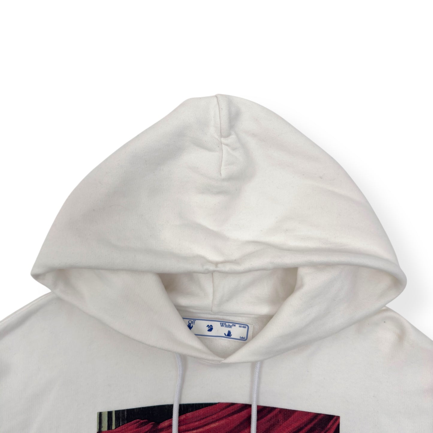 OFF-WHITE CARAVAGGIO PAINTING HOODIE WHITE M
