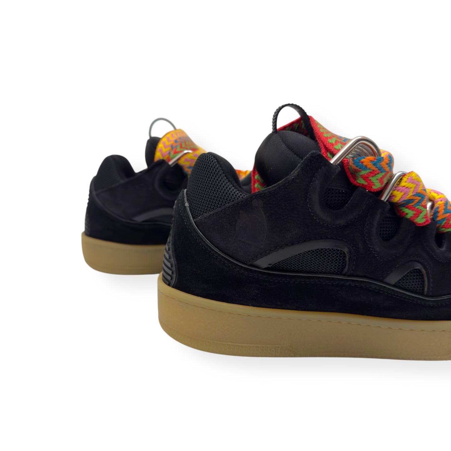 LANVIN CURB SNEAKER BLACK / MULTICOLOURED 43 / UK9