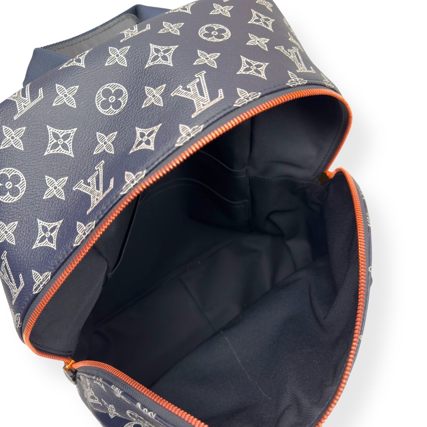 LOUIS VUITTON MONOGRAM UPSIDE DOWN APOLLO BACKPACK BLUE / RED PM