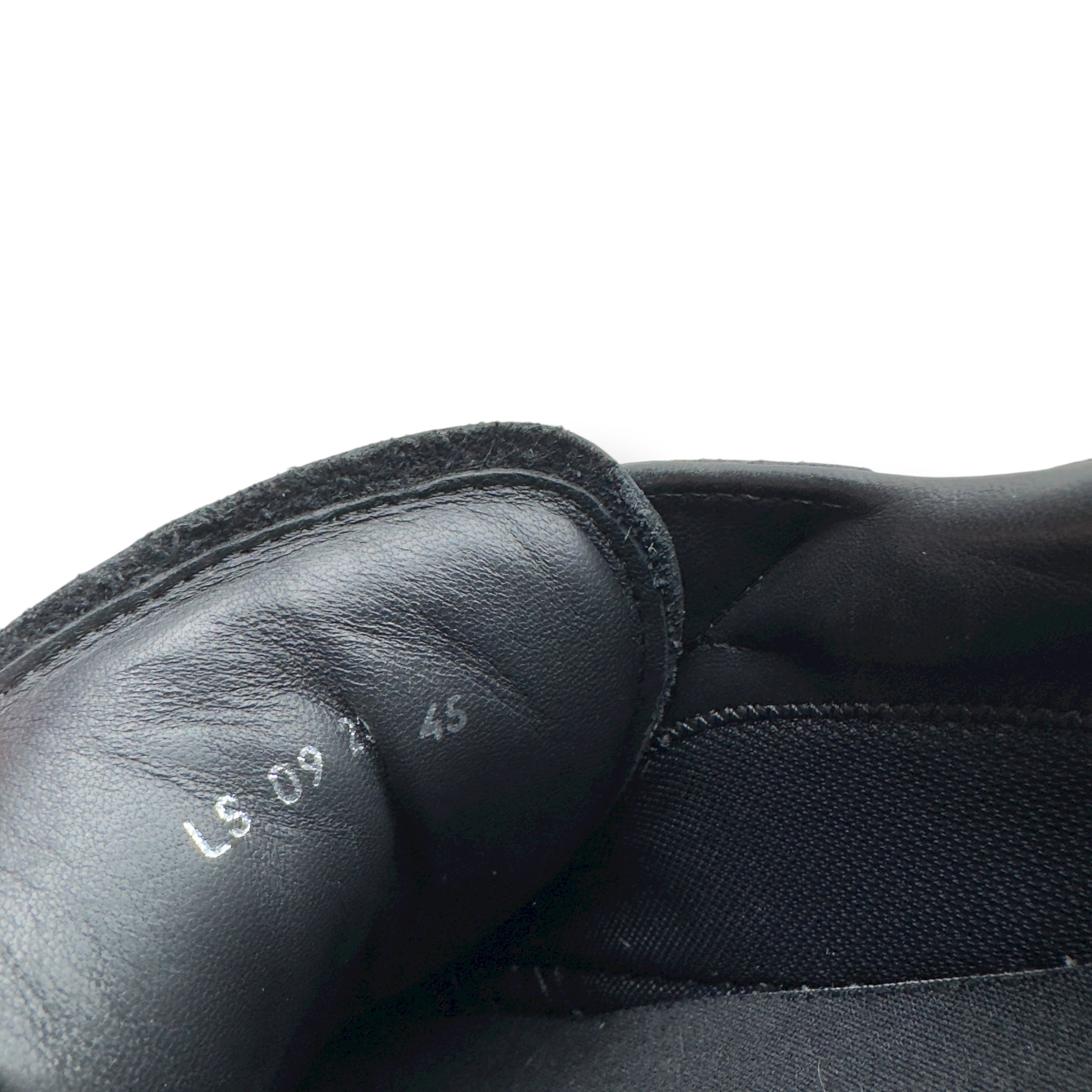 DIOR B33 SMOOTH CALFSKIN OBLIQUE SNEAKER BLACK / WHITE 45 / UK11