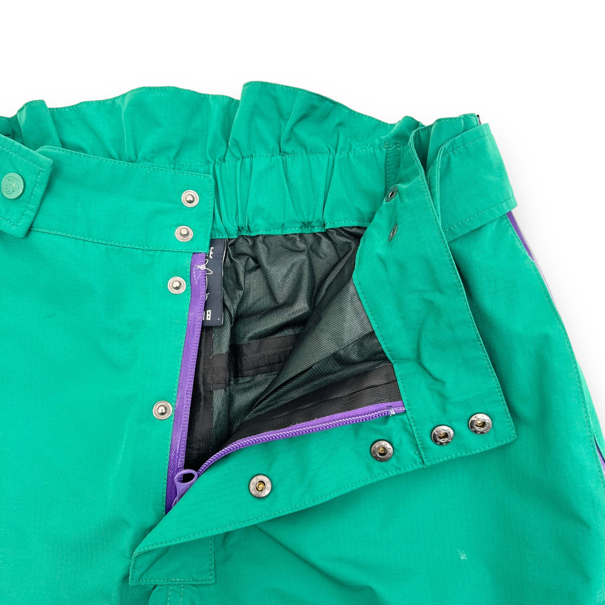 BILLONAIRE BOYS CLUB LOGO TECHNICAL TROUSERS GREEN / PURPLE S