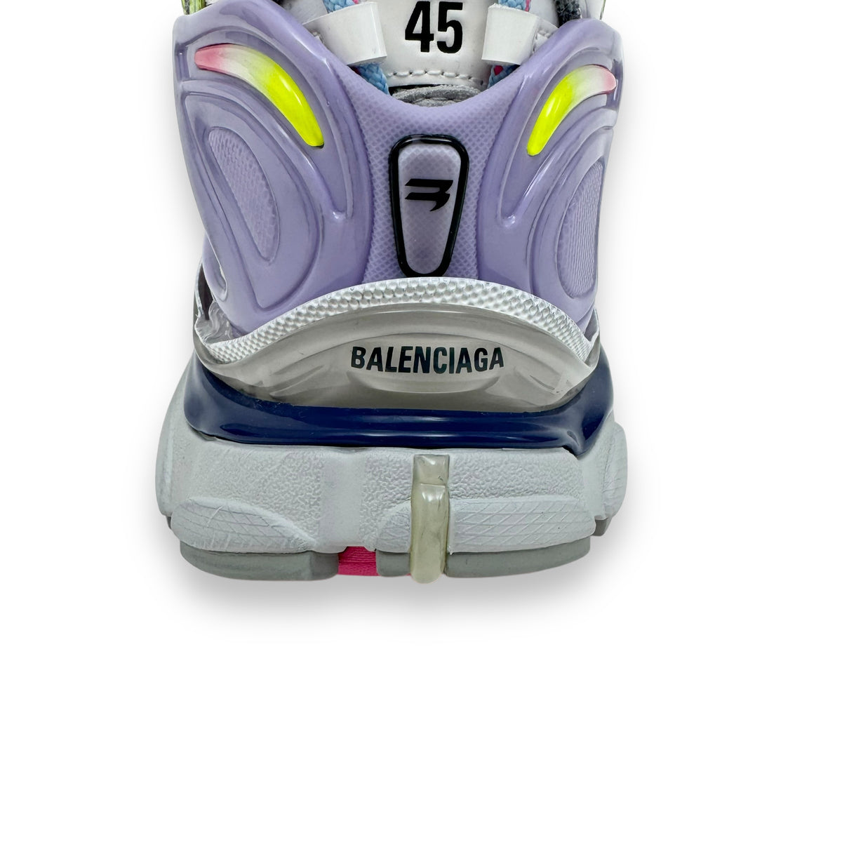 BALENCIAGA RUNNER SNEAKER GREY / PURPLE / GREEN UK11