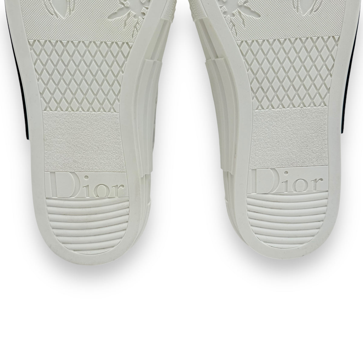 DIOR B23 OBLIQUE HIGH TOP SNEAKER WHITE UK10