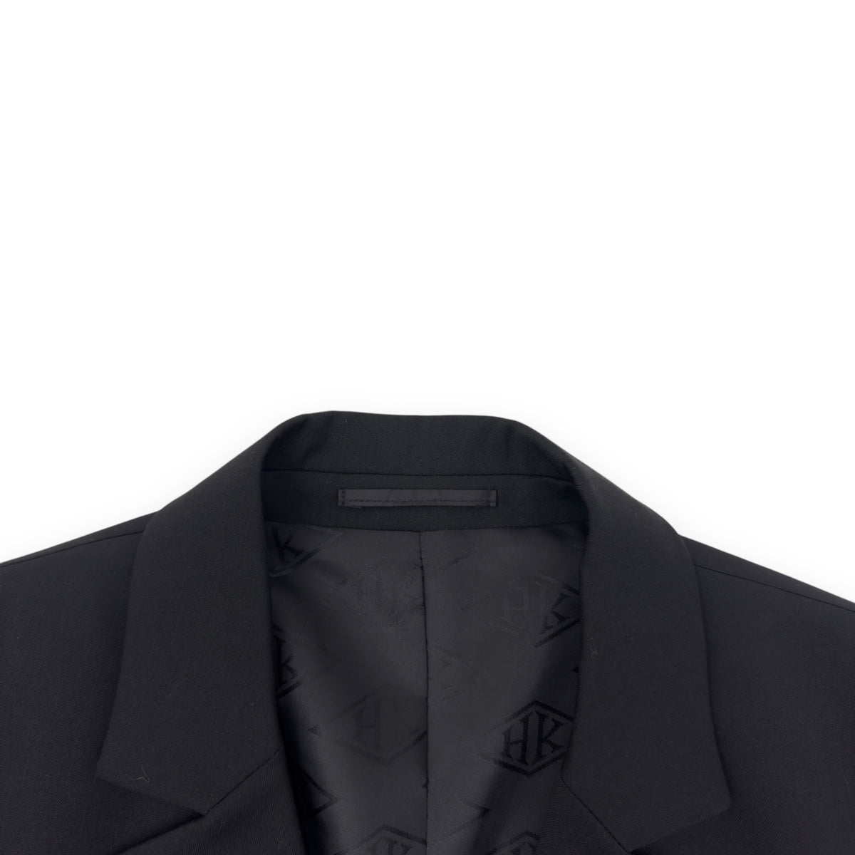 HAN KJØBENHAVN SINGLE BREASTED BLAZER JACKET BLACK / SILVER XL