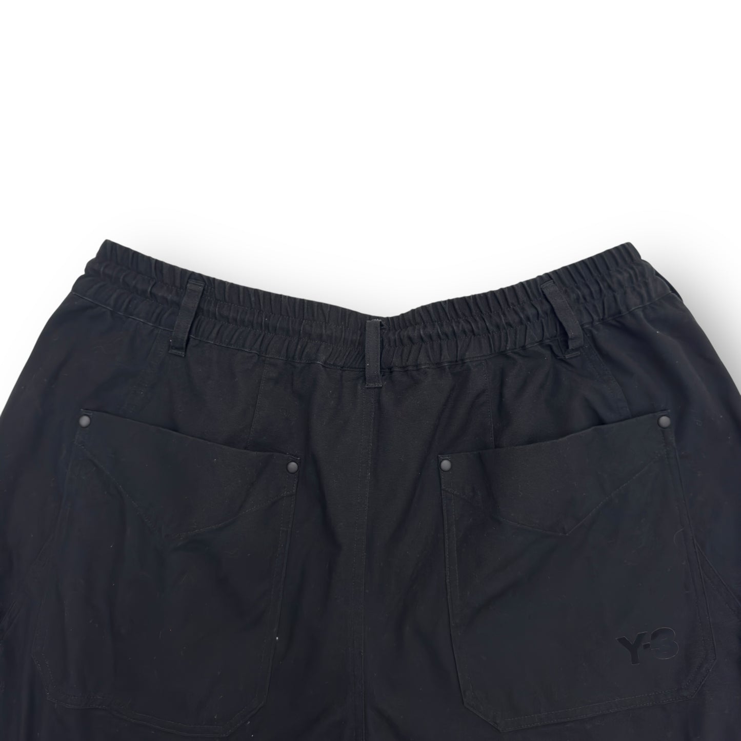 ADIDAS Y-3 OVERSIZED WRKWR TROUSERS BLACK XL
