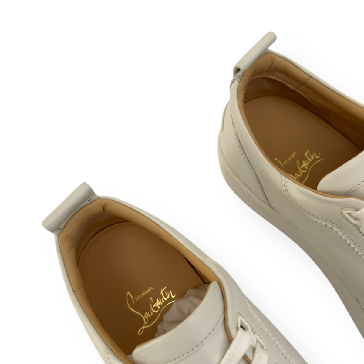 CHRISTIAN LOUBOUTIN HAPPYRUI SPIKE SNEAKER WHITE UK8