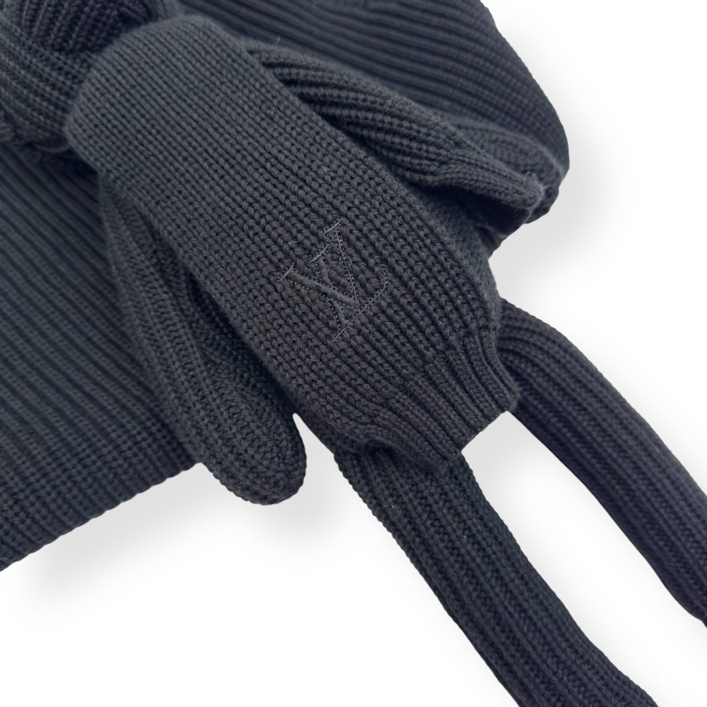 LOUIS VUITTON X VIRGIL ABLOH TEDDY BEAR SWEATER BLACK L