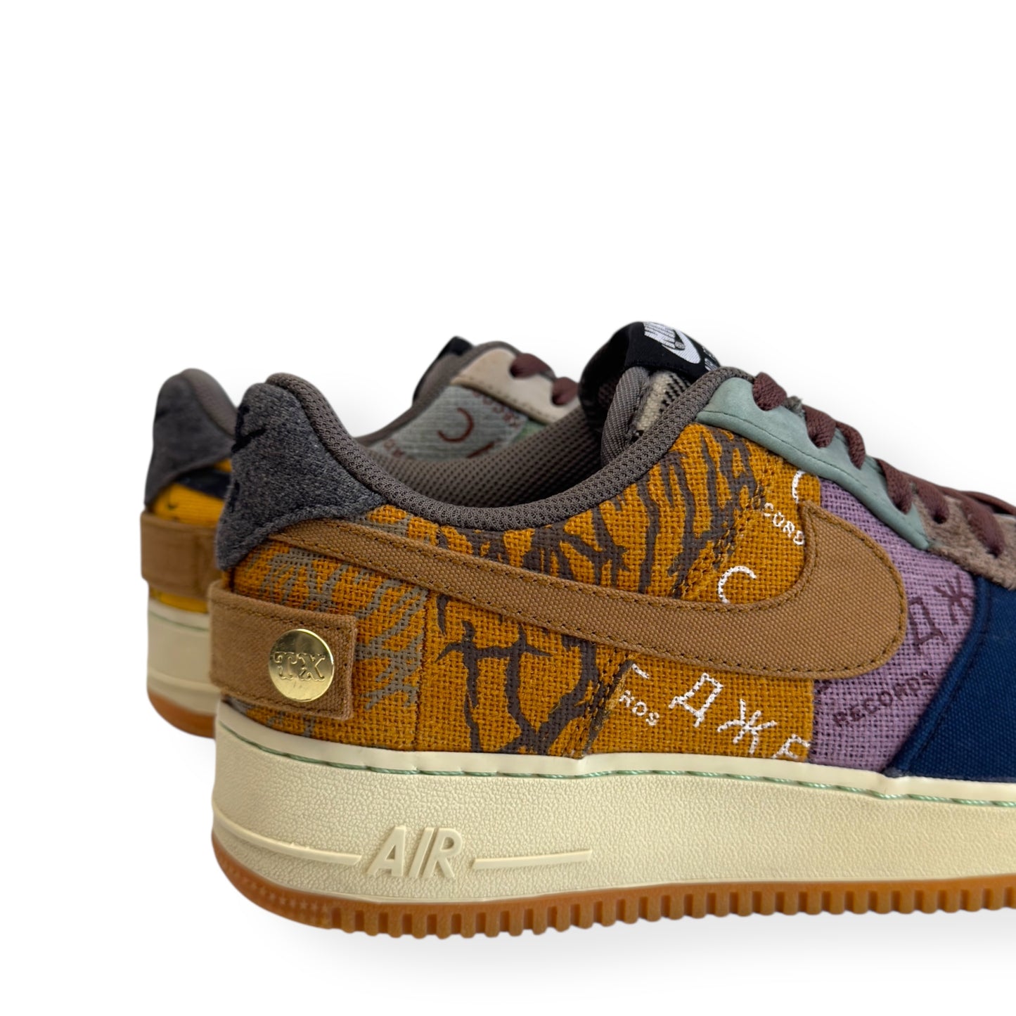 NIKE X TRAVIS SCOTT CACTUS JACK AIR FORCE 1 SNEAKER UK9