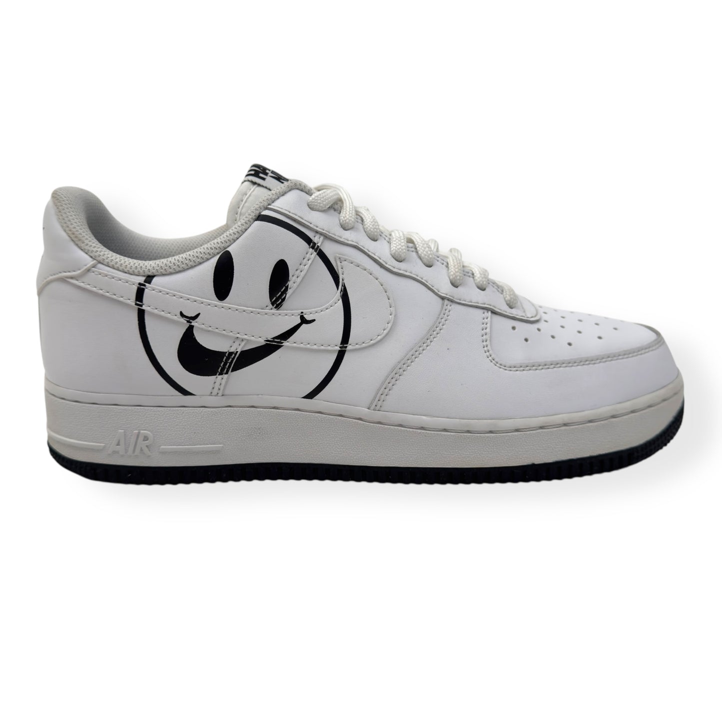 NIKE AIRFORCE 1 LOW TOP SNEAKER ‘HAVE A NICE DAY’ WHITE UK9.5