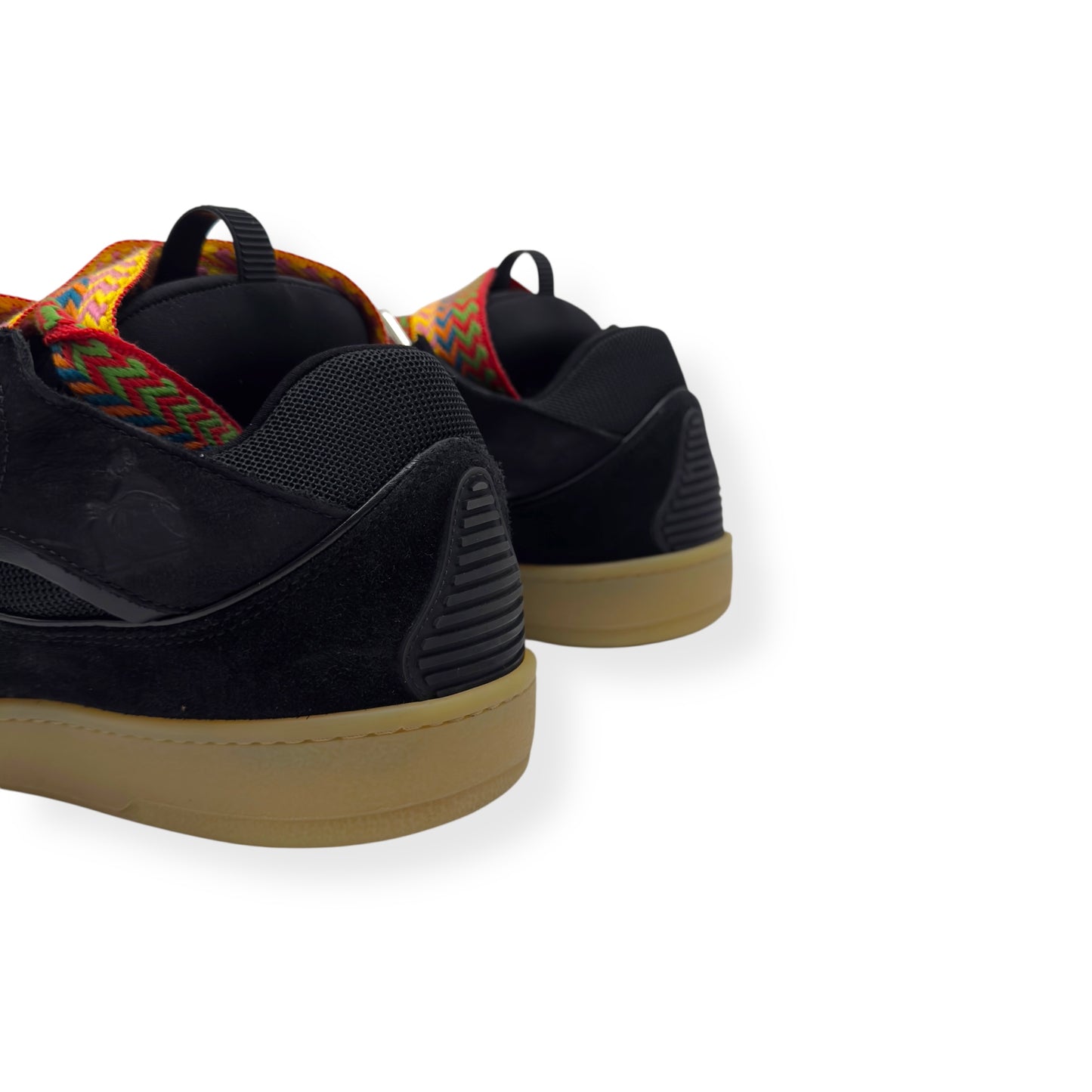 LANVIN CURB SNEAKER BLACK / MULTICOLOURED 43 / UK9