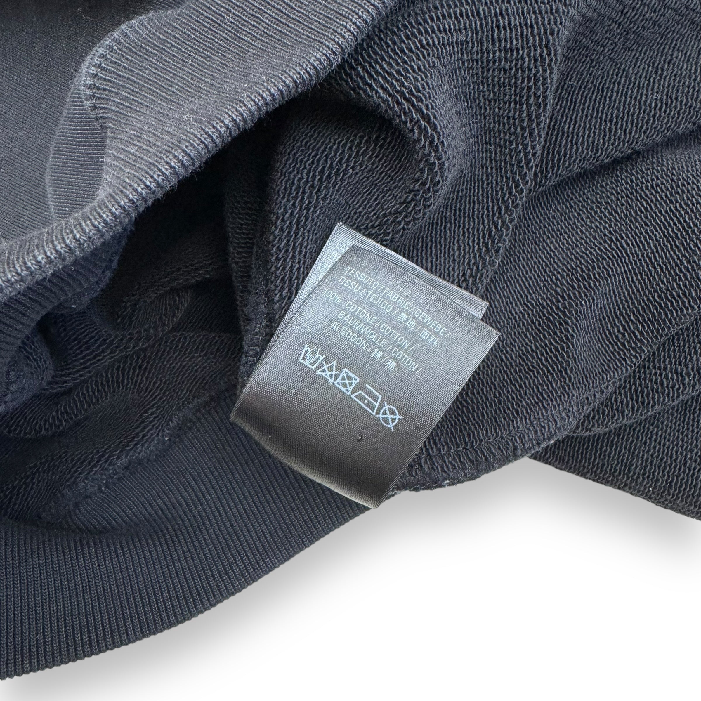 BALENCIAGA OVERSIZED CREDIT CARD LOGO HOODIE BLACK S