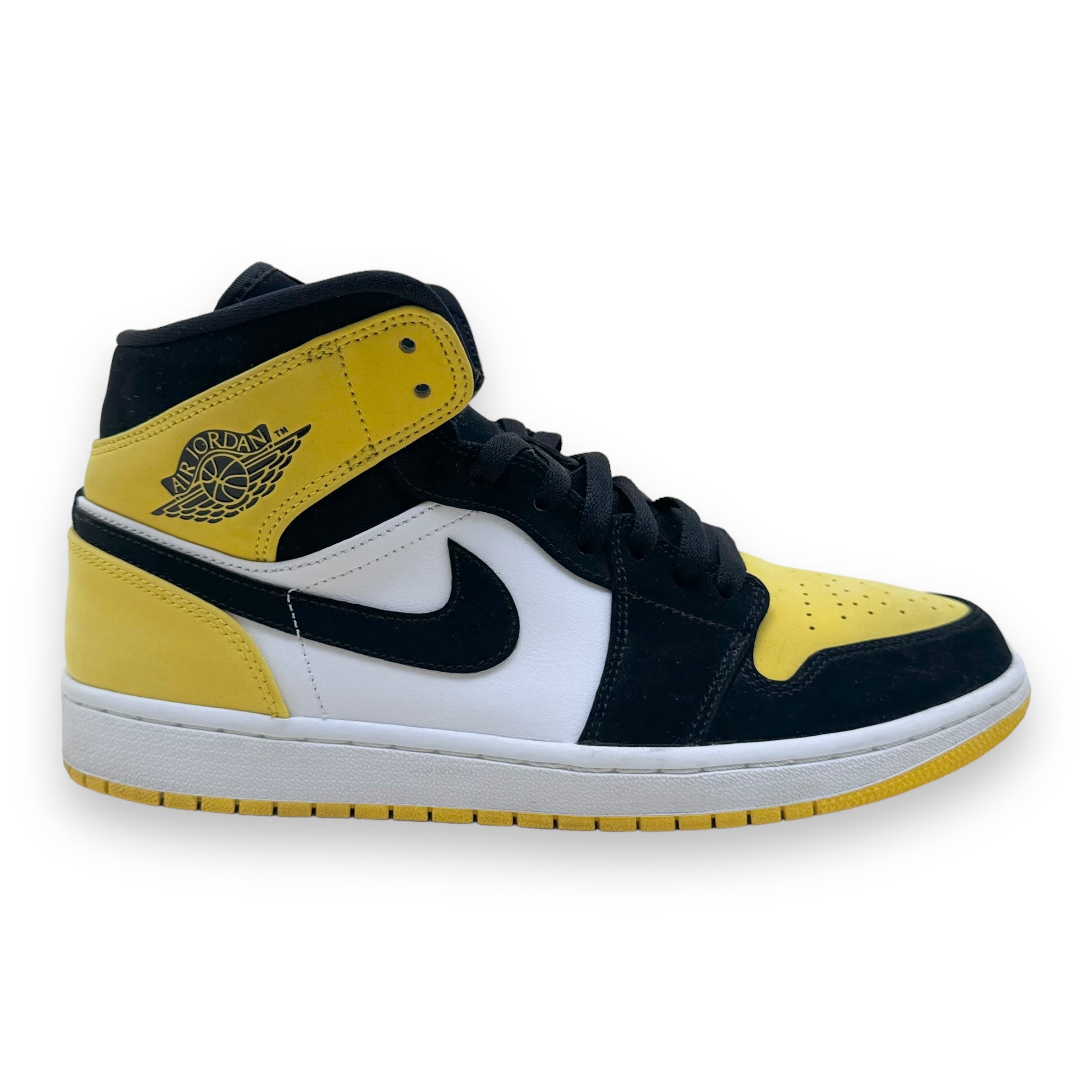 AIR JORDAN 1 MID SE SNEAKER ‘YELLOW TOE’ UK8.5
