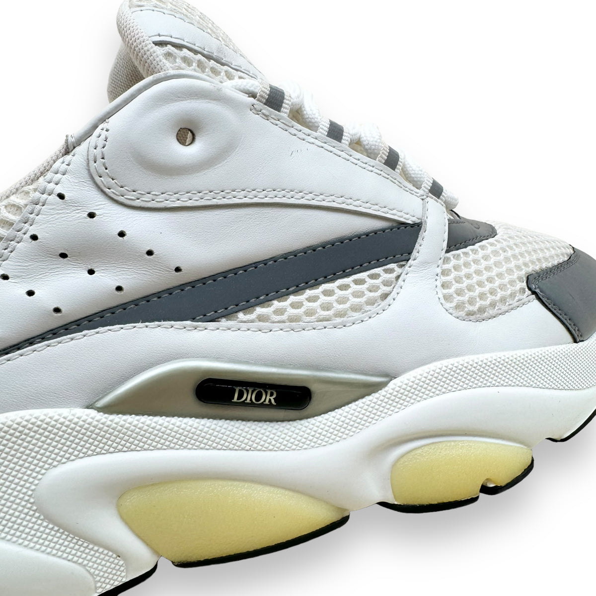 DIOR B22 SNEAKER WHITE / SILVER UK9