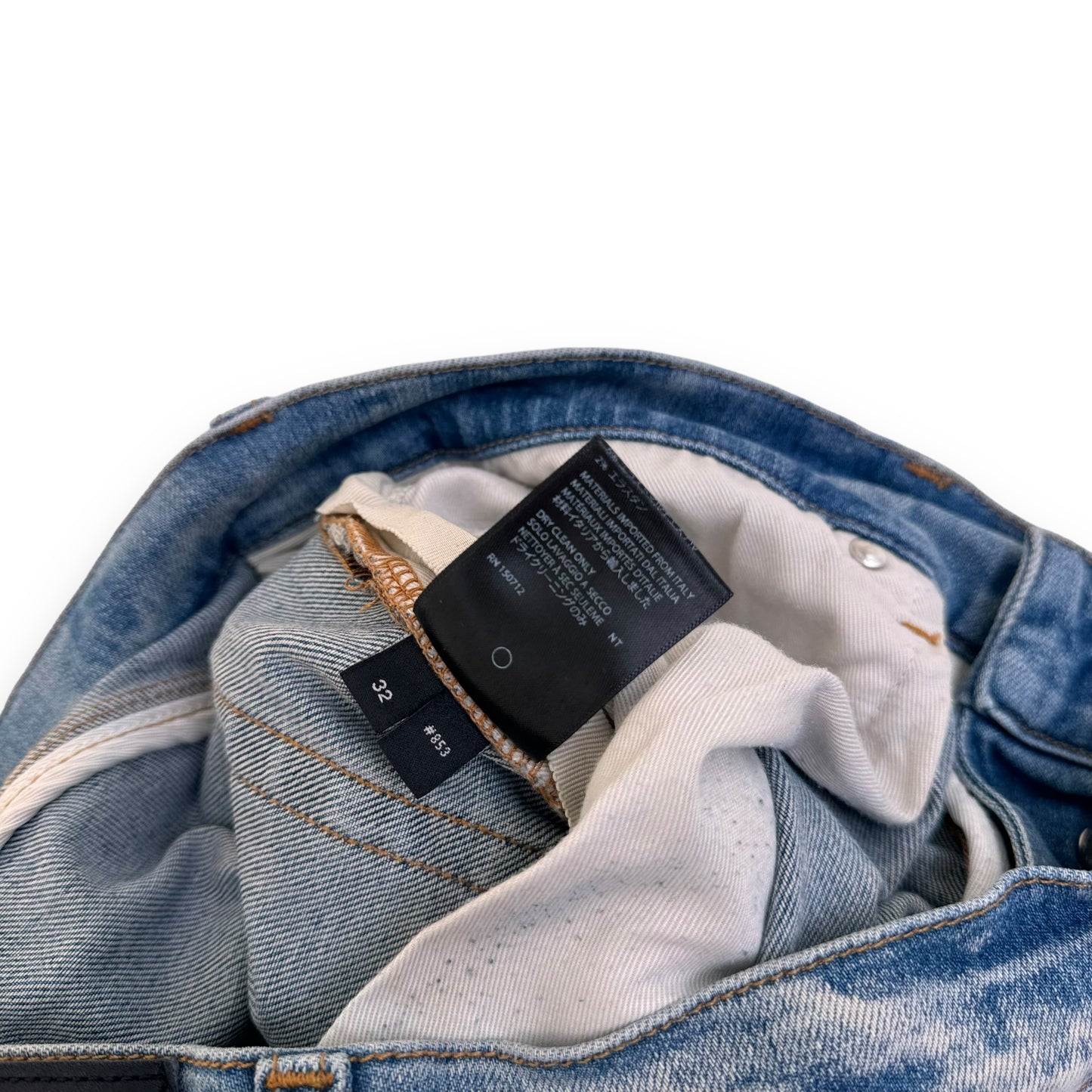 AMIRI SKINNY DENIM JEANS BLUE 32W