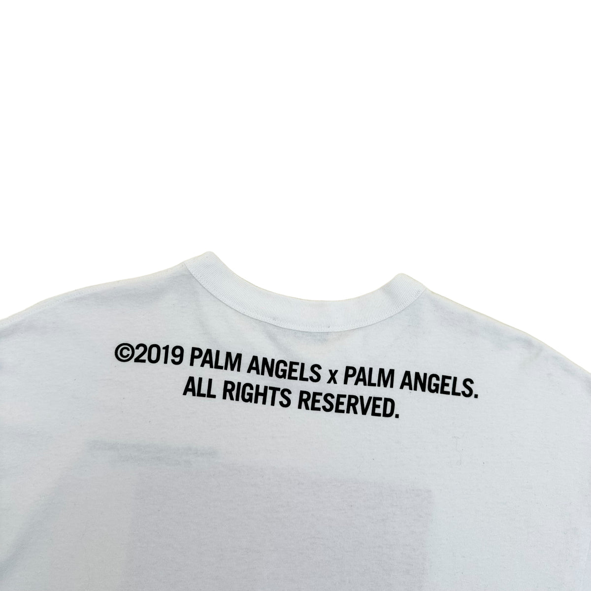 PALM ANGELS T-SHIRT WHITE L
