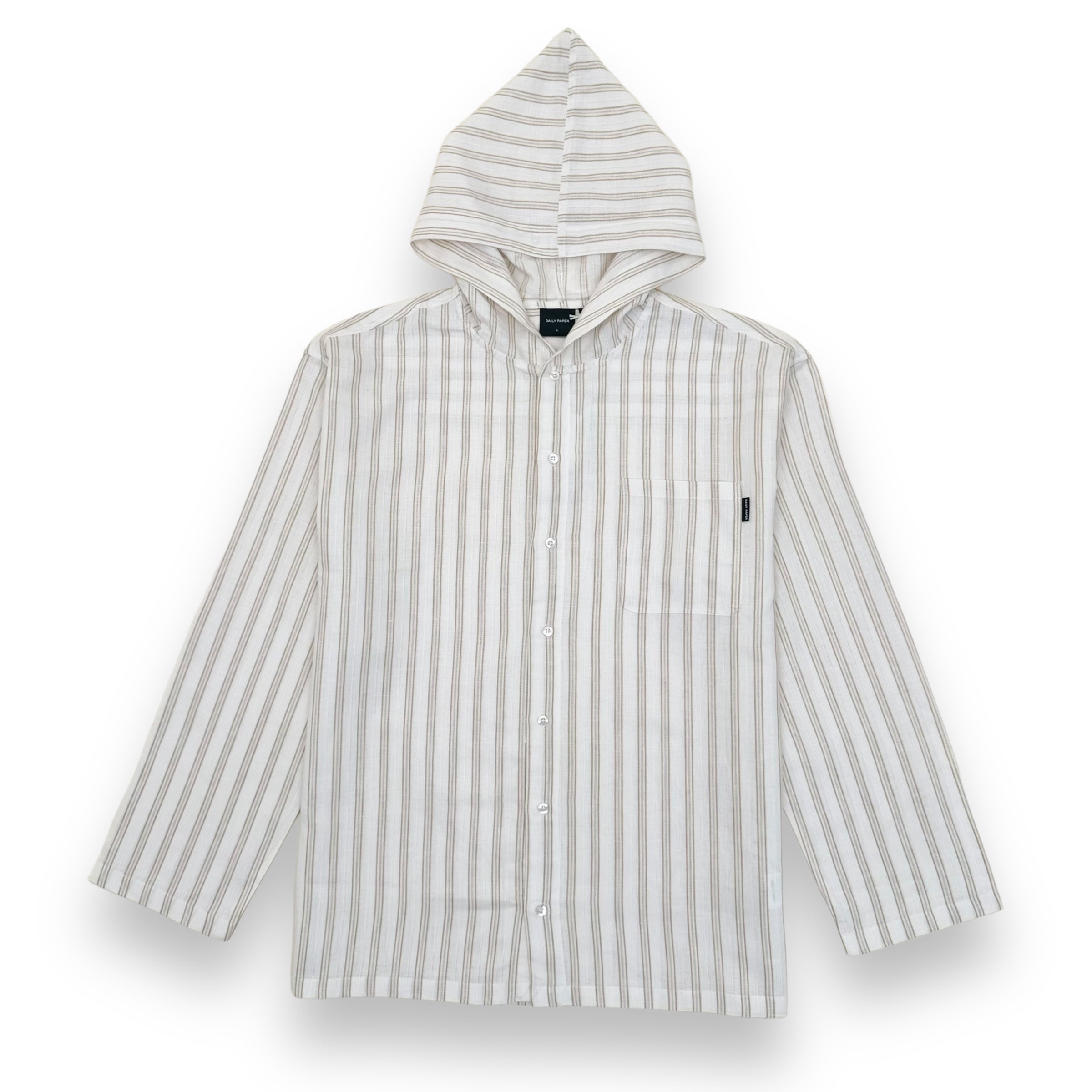 DAILY PAPER PIANKU LONG SLEEVE SHIRT BEIGE / YELLOW L