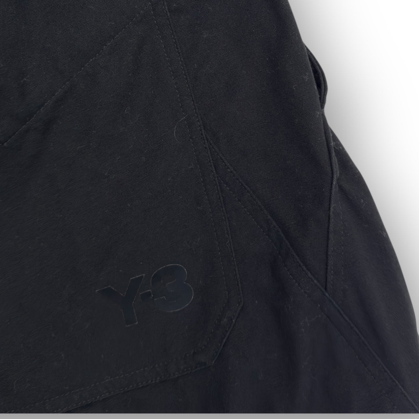 ADIDAS Y-3 OVERSIZED WRKWR TROUSERS BLACK XL