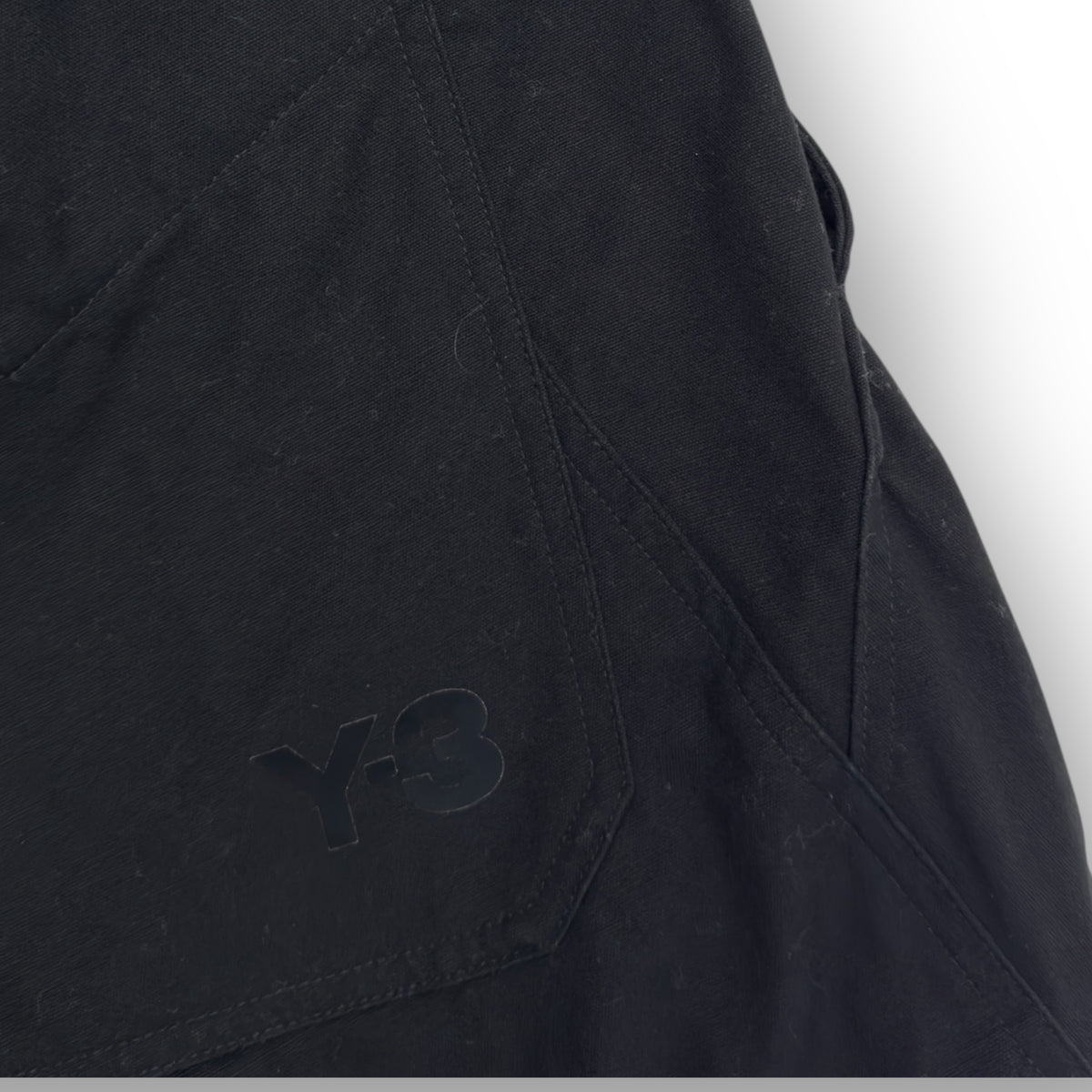 ADIDAS Y-3 OVERSIZED WRKWR TROUSERS BLACK XL