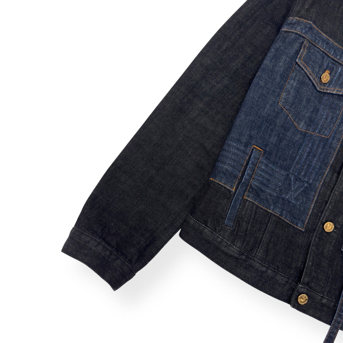 LOUIS VUITTON KARAKORAM BOW TIE DENIM JACKET FR50 / M