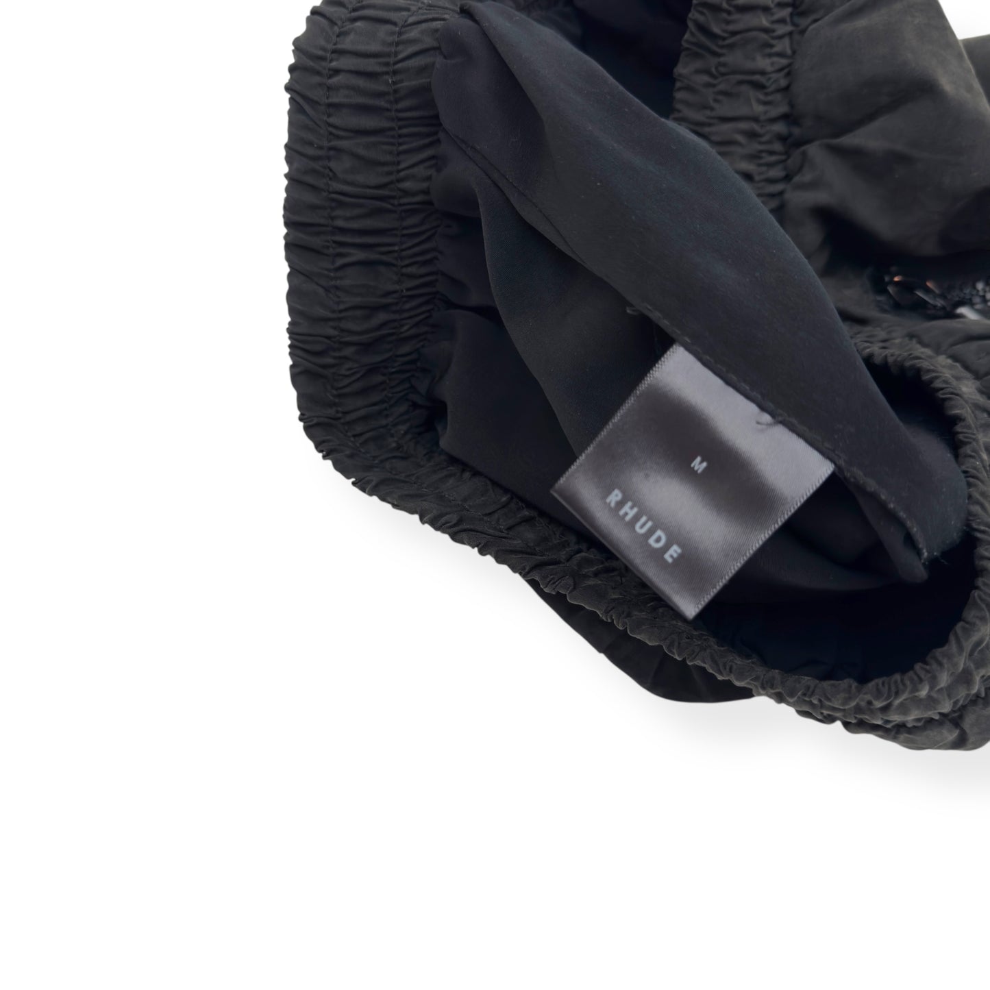 RHUDE YACHTING SWIM SHORTS BLACK / OLIVE M