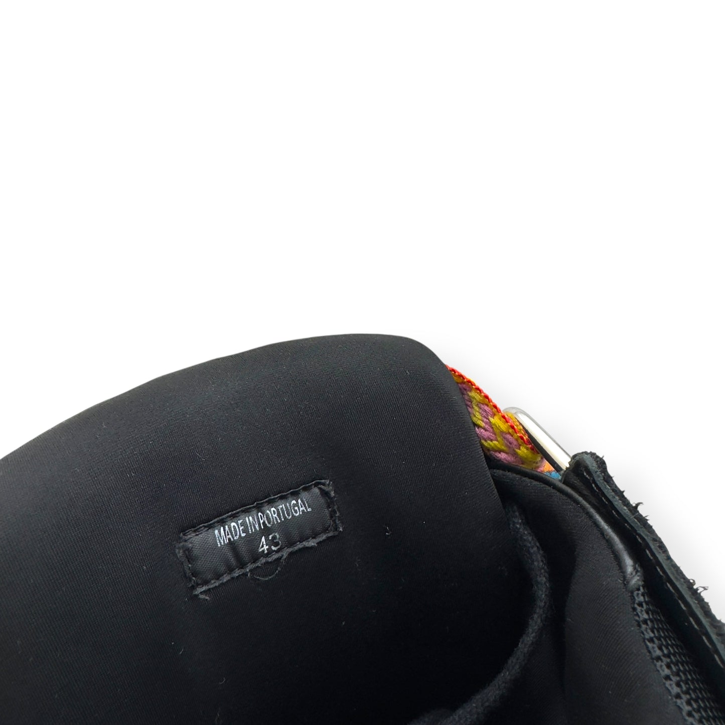 LANVIN CURB SNEAKER BLACK / MULTICOLOURED 43 / UK9