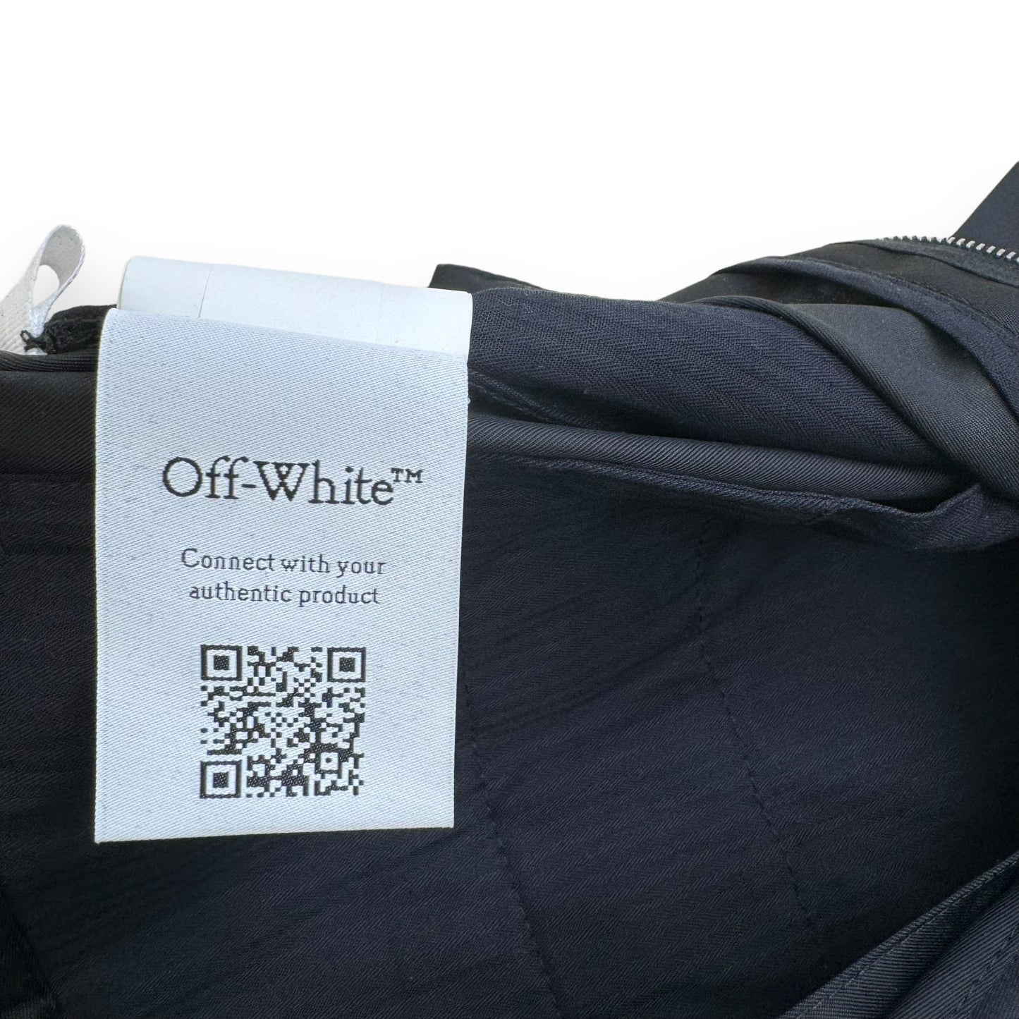 OFF-WHITE BAGGY TROUSERS BLACK L