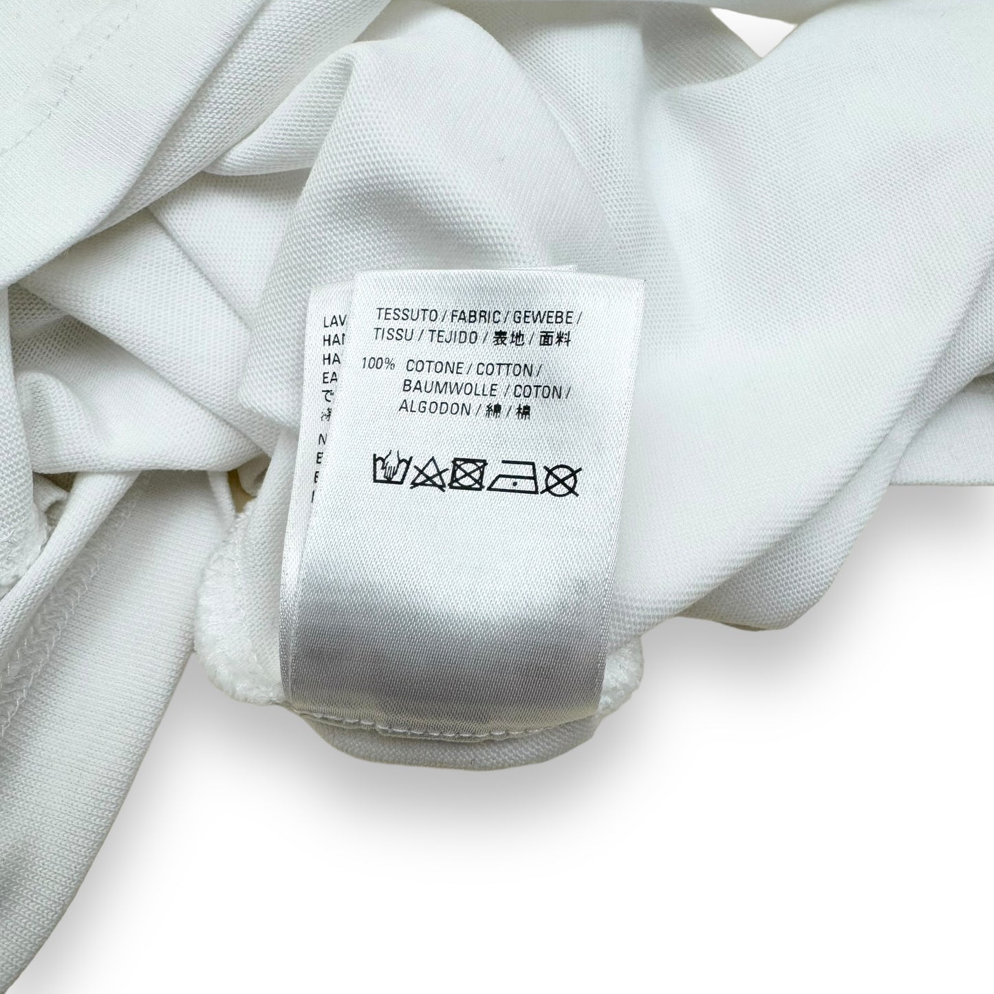 BALENCIAGA OVERSIZED CREDIT CARD LOGO T-SHIRT WHITE M