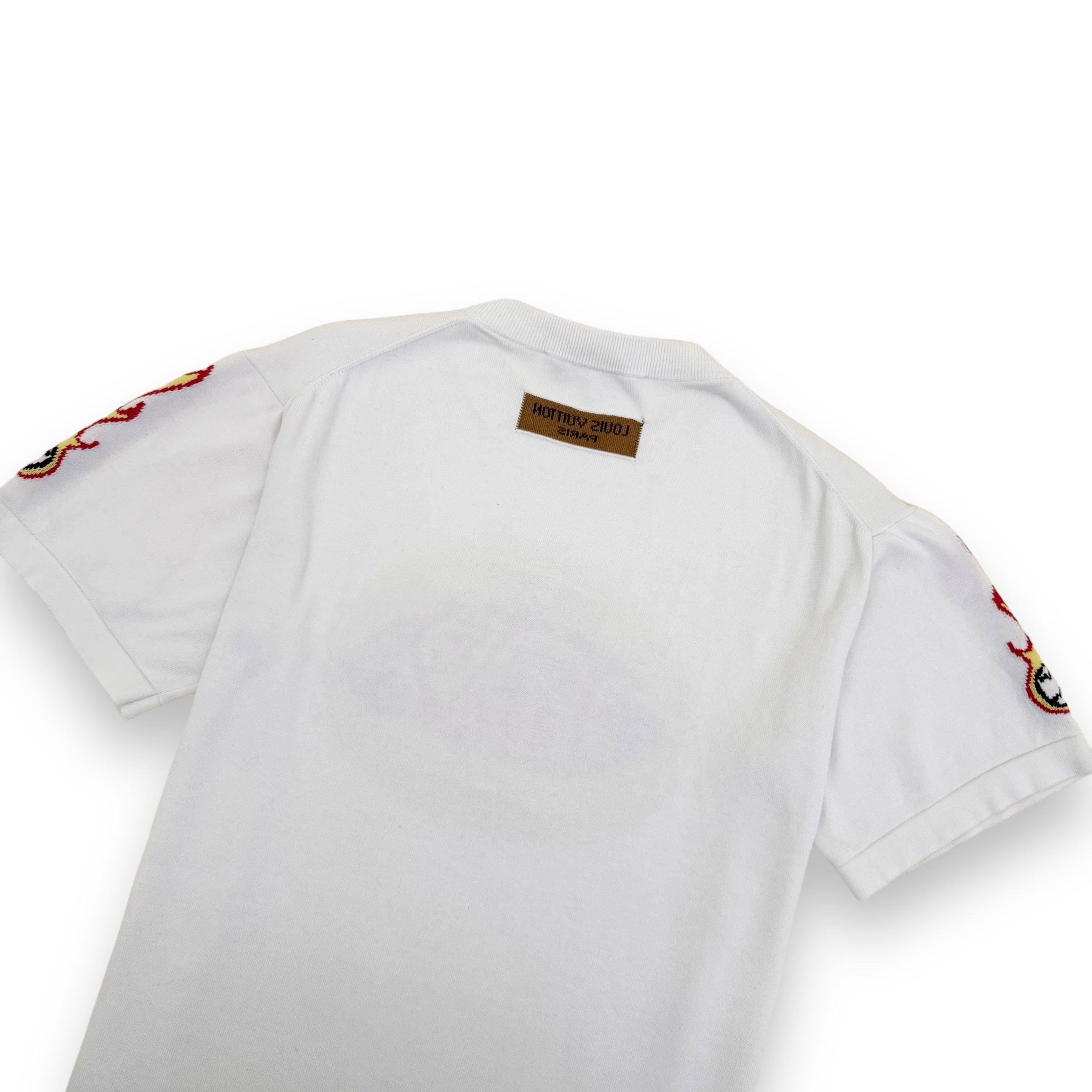 LOUIS VUITTON 2023 GRAPHIC CREW NECK T-SHIRT WHITE L