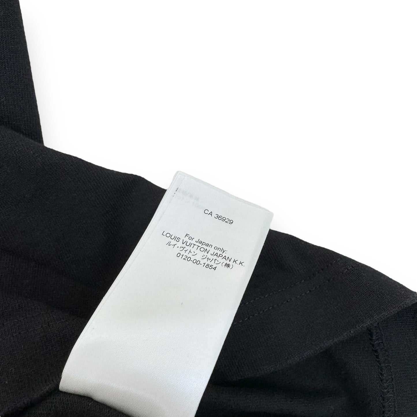 LOUIS VUITTON LV SPREAD EMBROIDERY T-SHIRT BLACK XL