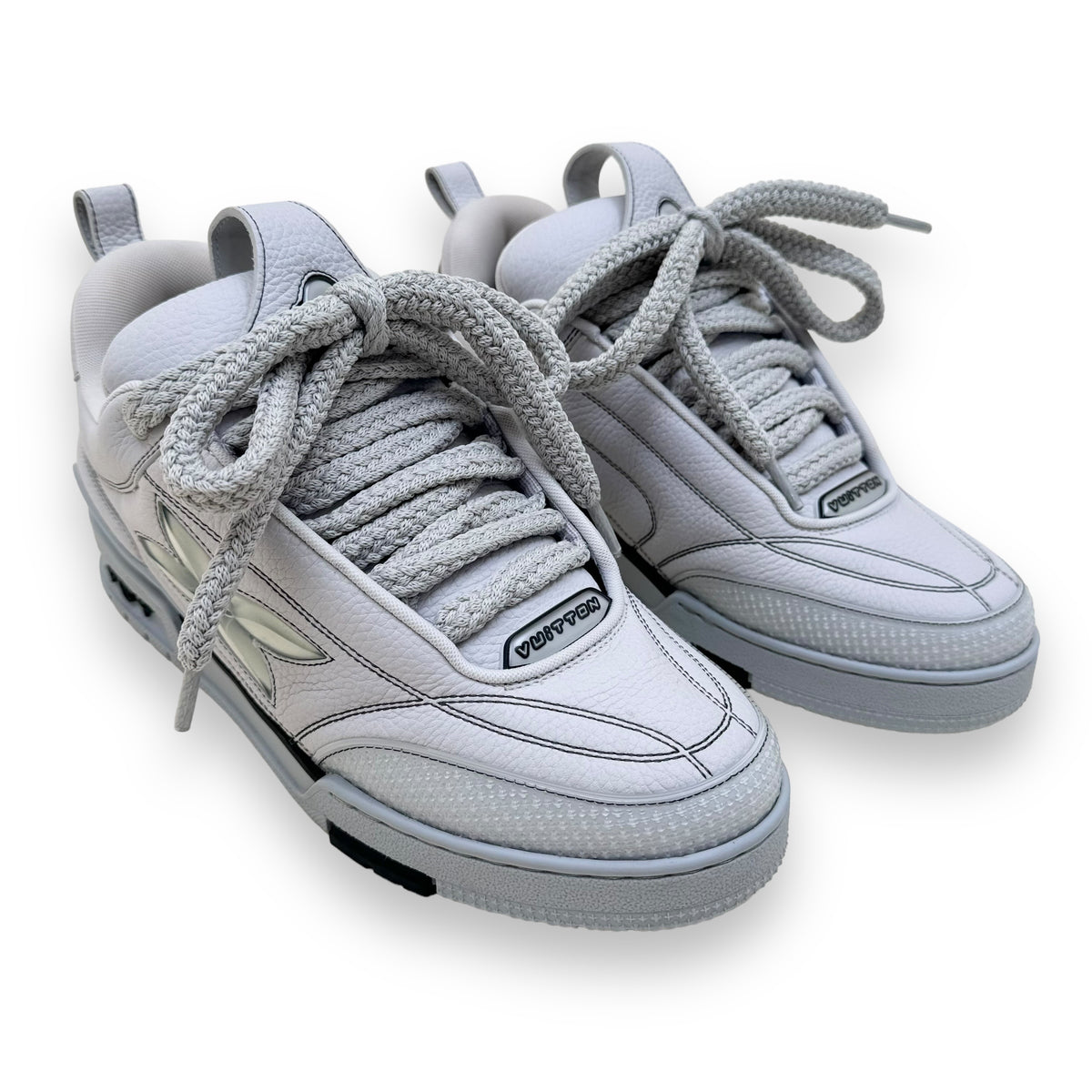 LOUIS VUITTON LV SKATE SNEAKER GREY UK8