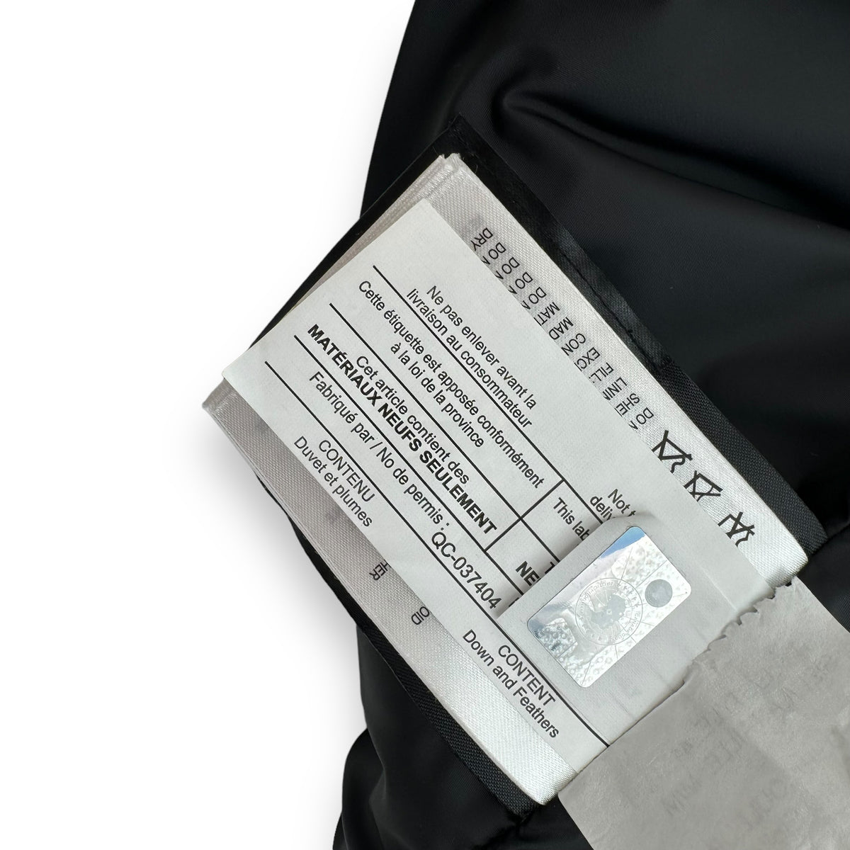 CANADA GOOSE CARSON VEST PUFFER JACKET WHITE / BLACK M
