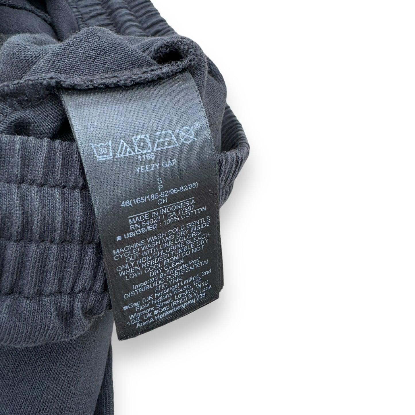 YEEZY GAP SWEATPANTS GREY S