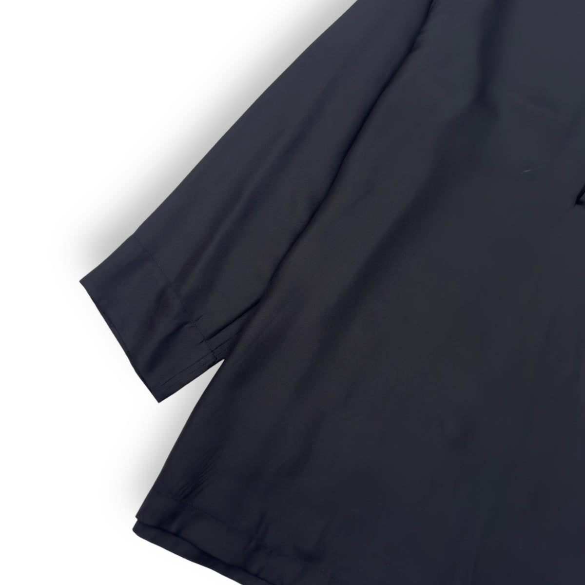 FEAR OF GOD MOCK-NECK SILK-BLEND SHIRT BLACK L