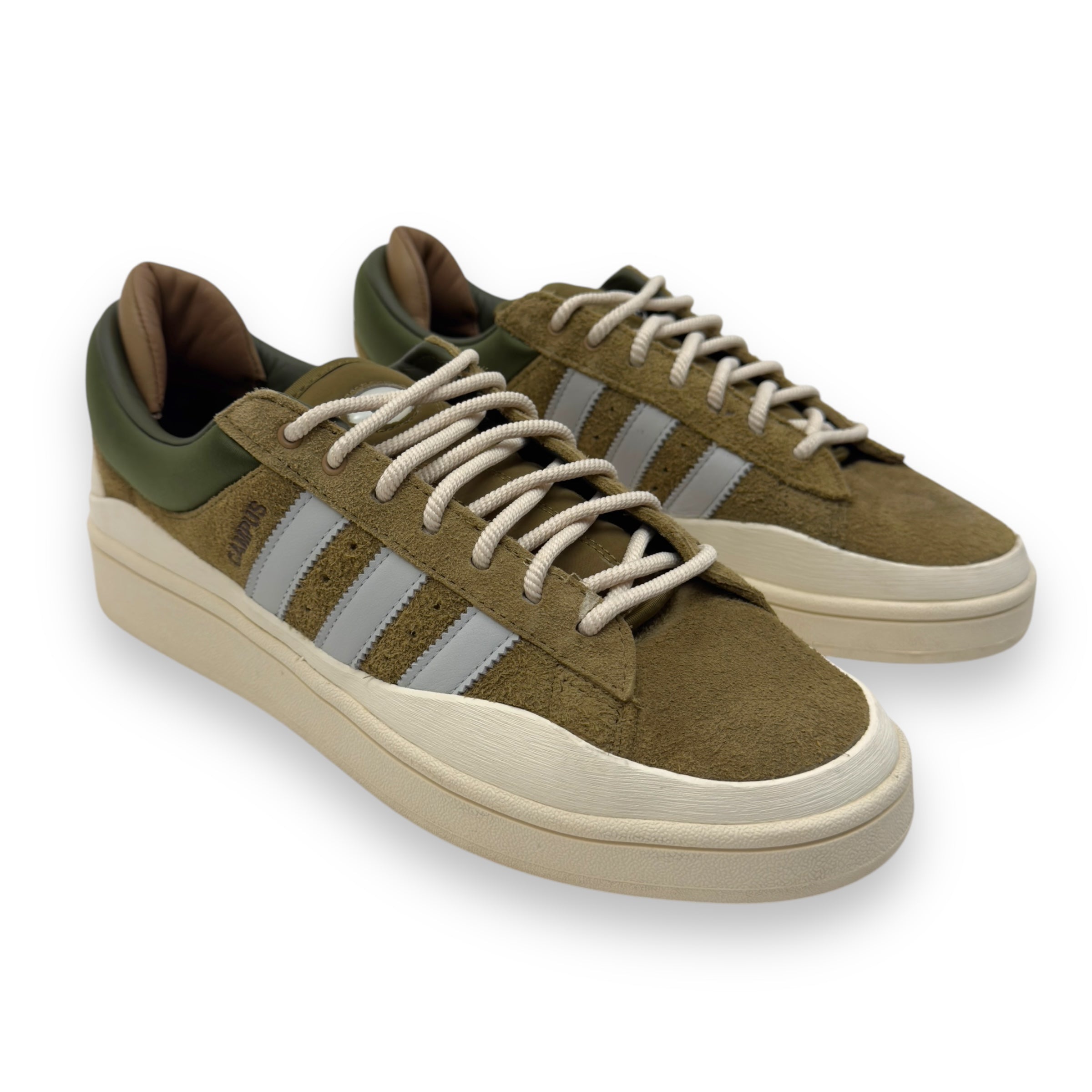 ADIDAS X BAD BUNNY CAMPUS SNEAKER LIGHT OLIVE UK10.5