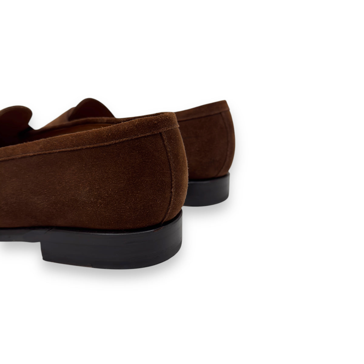 MORJAS SUEDE ‘THE PENNY LOAFER’ BROWN UK10